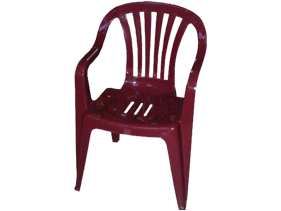 Krzesło ogrodowe bordowe